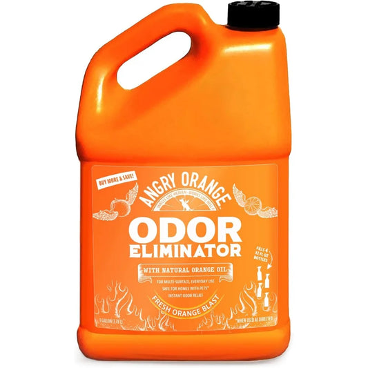 Pet Odor Eliminator for Dog and Cat Urine, Carpet Stains, and Strong Smells – Citrus Cleaner with