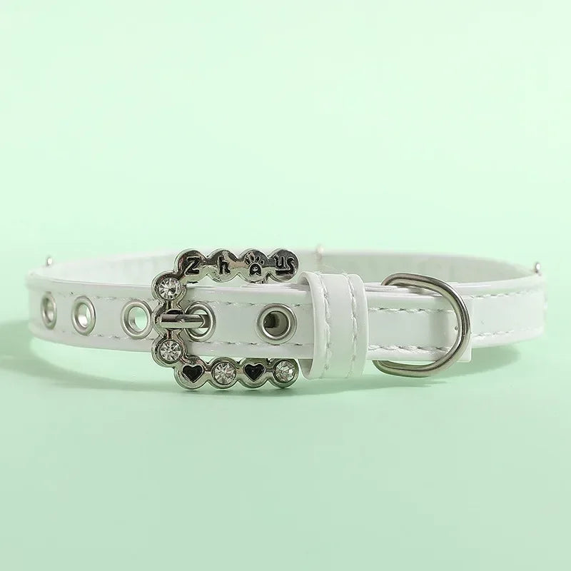 XLeiPetCN Luxury Pearl Necklace Collar For Cats And Small Dogs