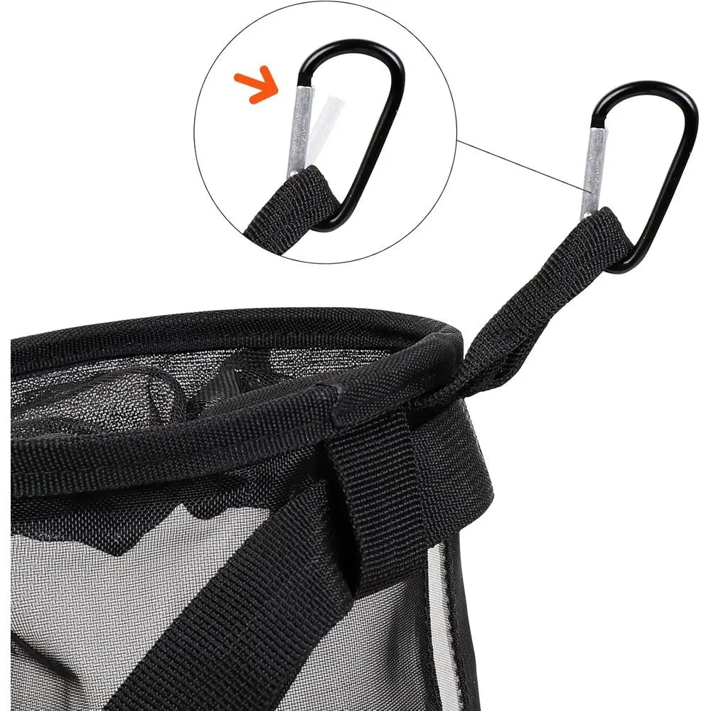 Portable Insect Habitat Cage for Caterpillars and Bugs, 5.5 x 6.7 with Clip & Strap