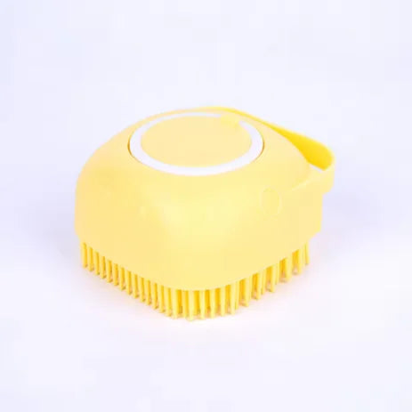 Soft Teeth No Skin Irritation! Cute Smile Pet Massage Brush - Silicone Grooming & Massage 2-in-1 Dog Cat Brushing Gadget Home