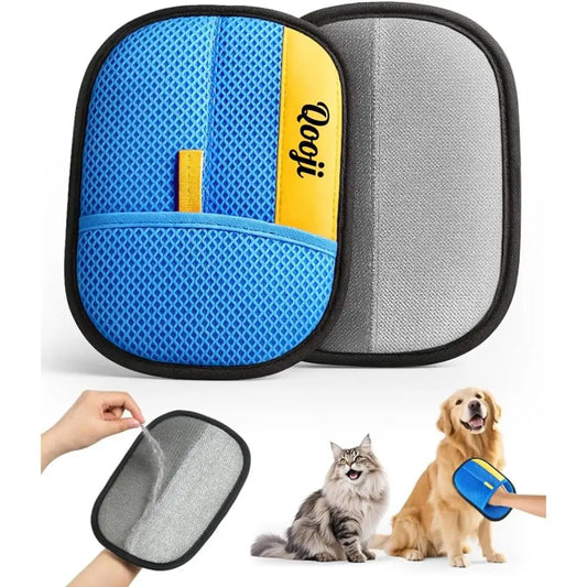 Reusable Electrostatic Pet Hair Removal Mitt for Dogs and Cats, Cleans Furniture, Sofa, Carpet, and Car, Grooming and Deshedding