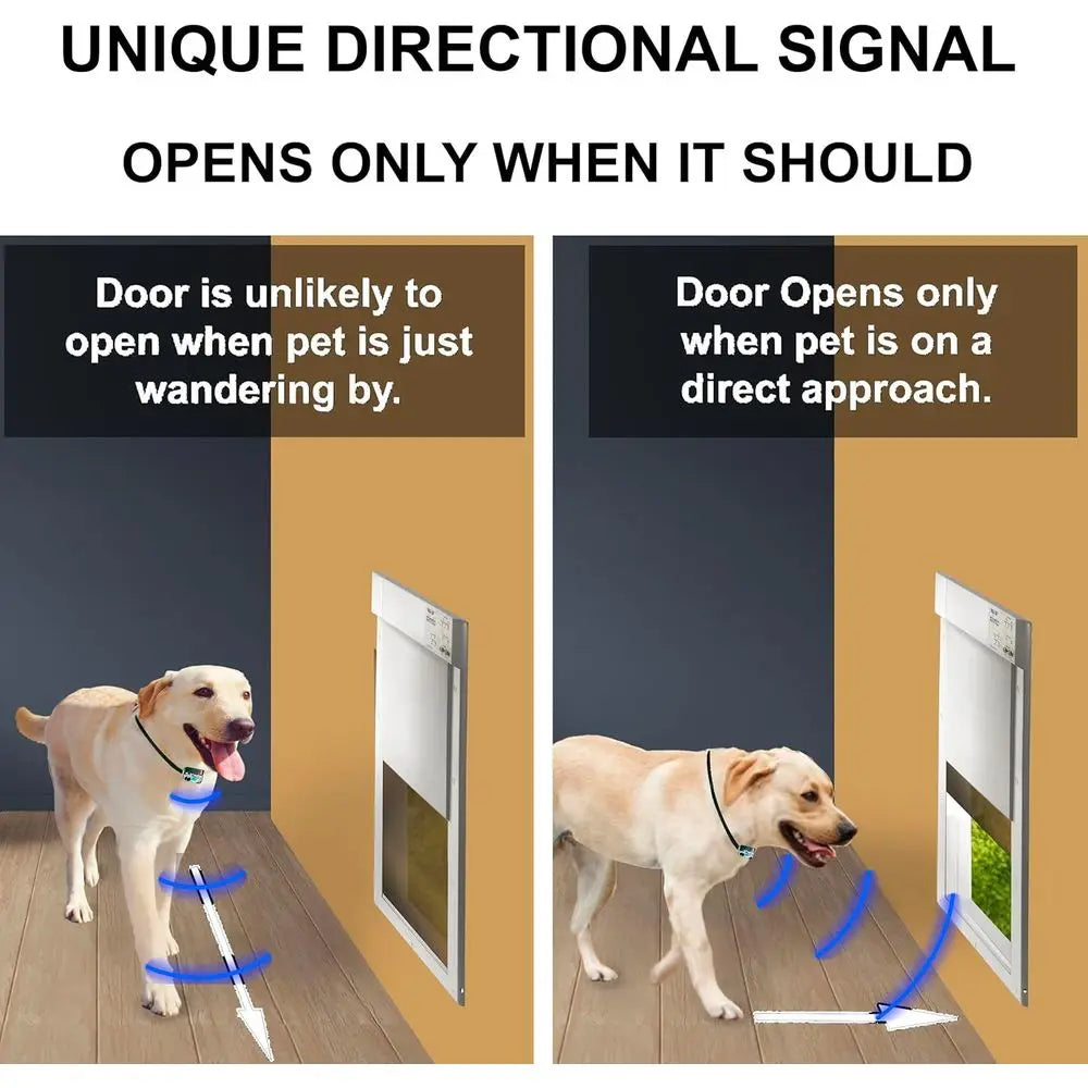 Automatic Smart Pet Door Collar, Tested & Certified for All Power Pet Door Waterproof, Battery Included, Complies with Door Perf
