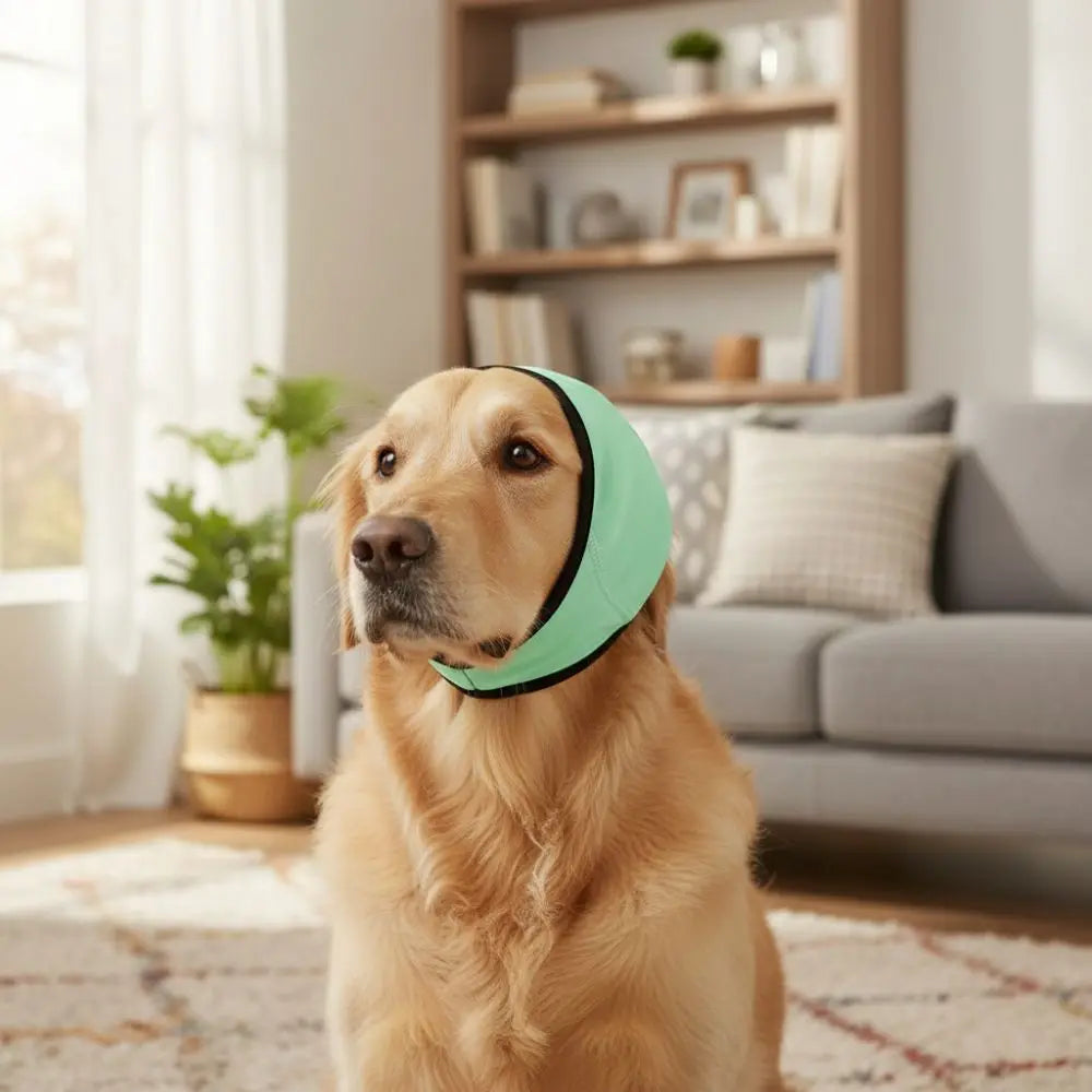 NONECN Waterproof Dog Ear Covers Noise Reduction Earmuffs For Pets