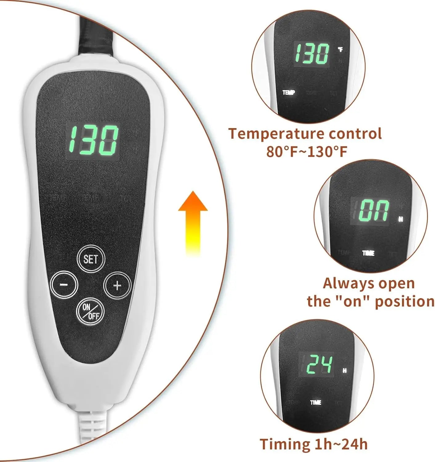 Extra Large Dog Heating Pad with Smart Thermostat, Waterproof and UL Certified for Safety