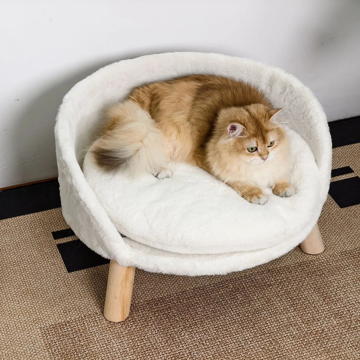 BORWART CN Ultra Soft Elevated Dog Cat Sofa Bed Lounger