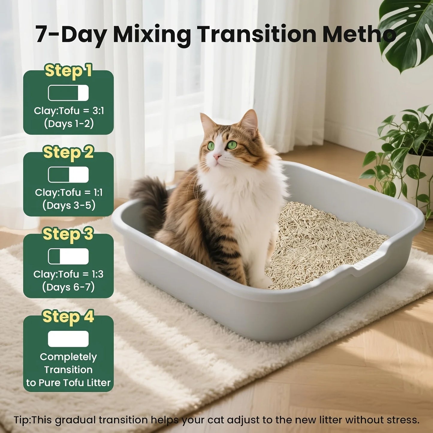 Nomipaw Enzyme Tofu Cat Litter Clumping, Flushable, Ultra Absorbent And Fast Drying, Plant-Based Natural, Solubility In Water, Really Dust-Free, Less Scattering, 9lb Per Bag, 1 Pack/ 2 Packs