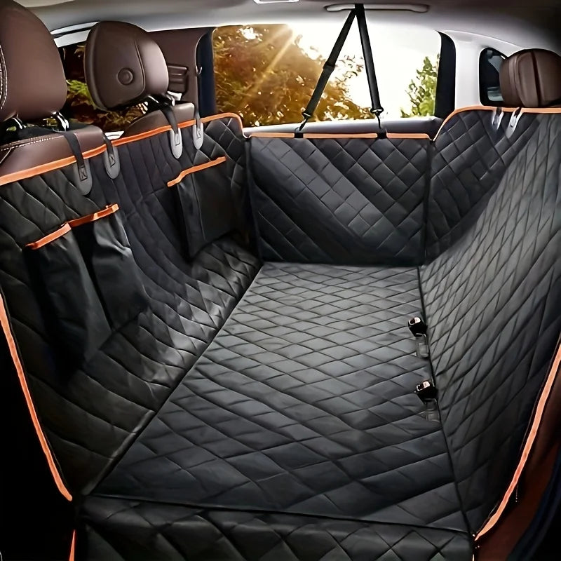 Pet Car Seat Cover for Dogs, Dog-Specific Car Seat, Full-Coverage Stain-Resistant Mat, Small Size & Universal for Medium & Large Dogs