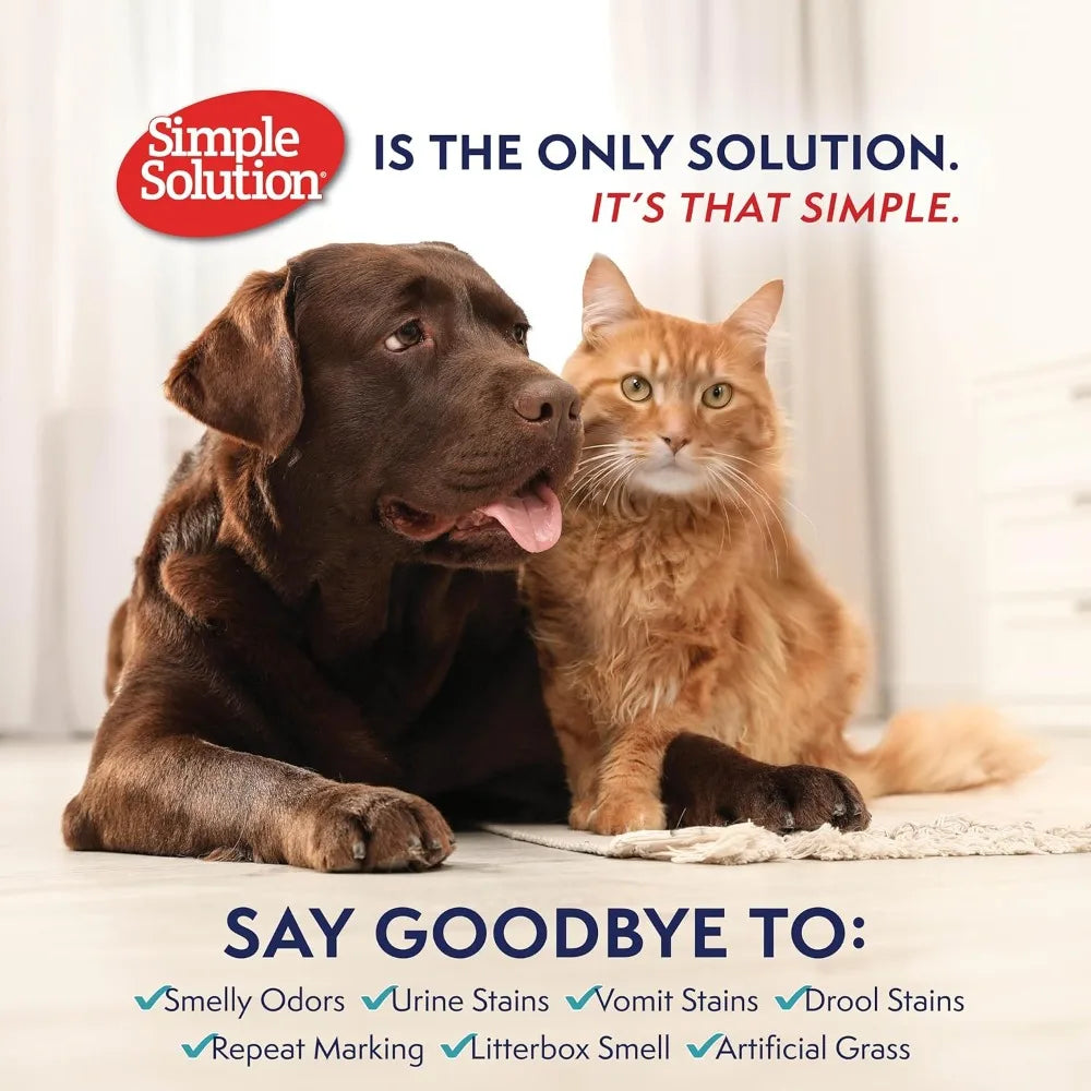 Hard Floor Pet Stain and Odor Remover, Dog Stain and Odor Eliminator Spray, Enzyme Cleaner, Pet Urine
