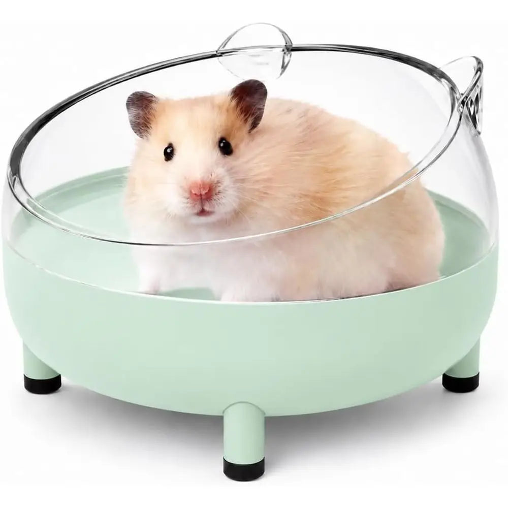 Hamster Sand Bath Container, Large Sandbox Toilet Gerbil Batheoom, Tiny Chinchilla Dust Bathtub Sand Bath Box or Hamster Cage Ac