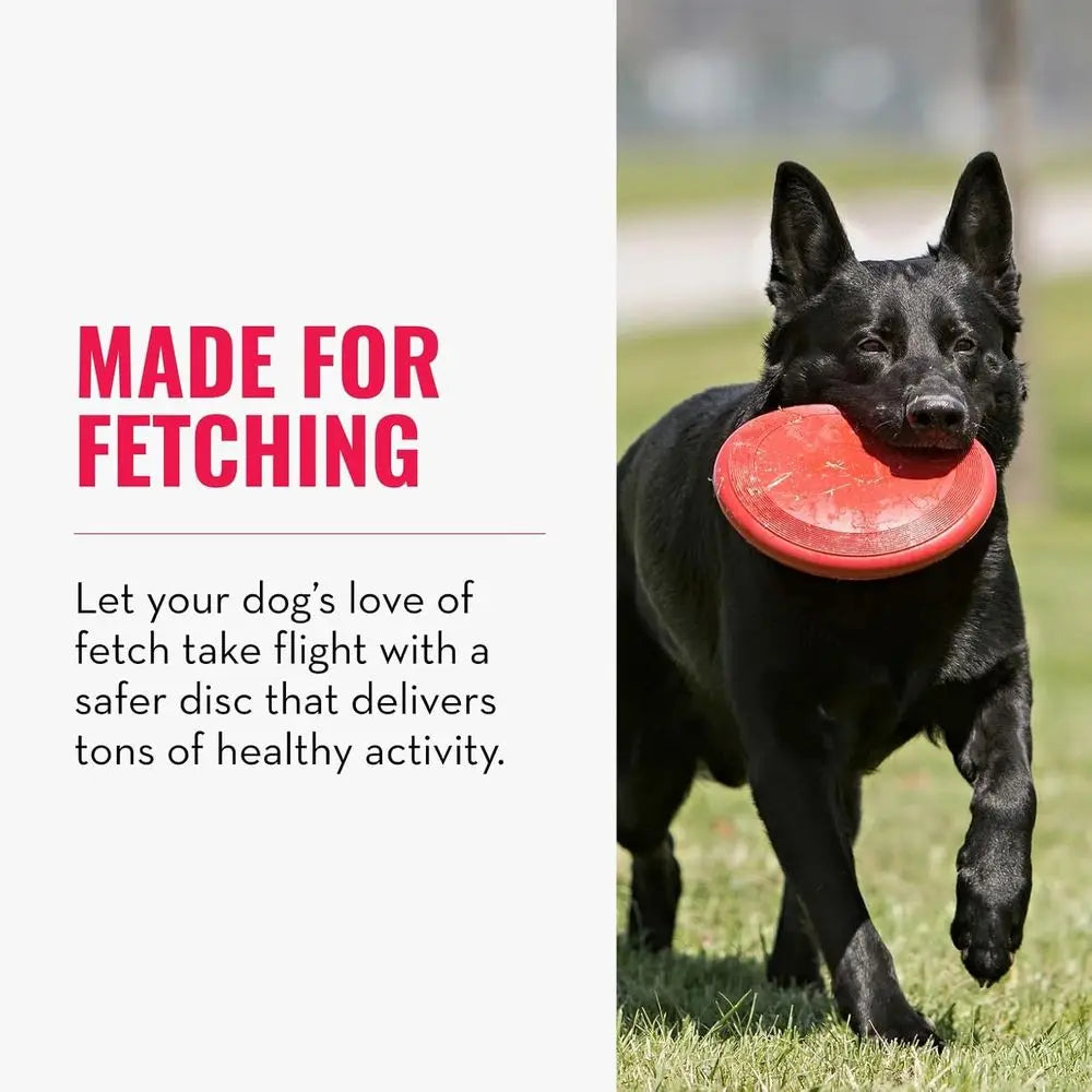 Durable Dog Toy or Outdoor Playtime - Natural Rubber Disc, Dog Toy or Activity - Ideal for Medium/Large Dogs