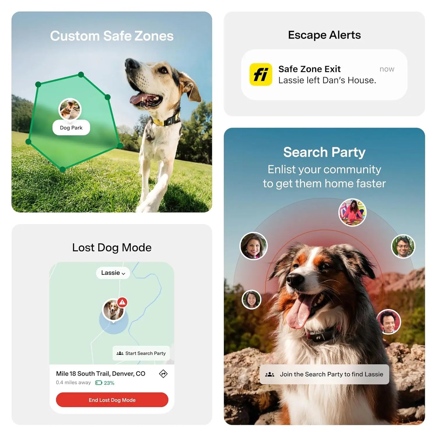New  Series 3+ Smart Dog Tracker Collar [12 Month Membership Included] GPS Tracker for Dogs with Health & Behavior, Customized