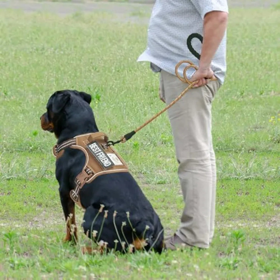 Heavy Duty Tactical Dog Harness No Pull Reflective Training Vest