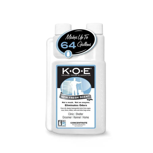 Powerful Kennel & Cage Odor Eliminator Concentrate - Fresh Scent, 16 oz