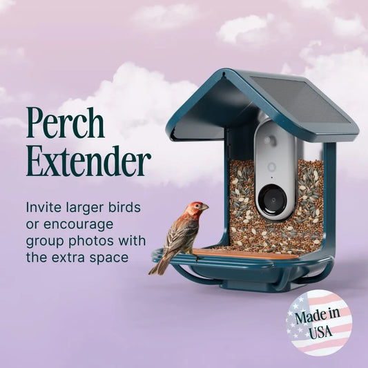 NBVCX Blue Perch Extender Add On For Outdoor Bird Watching