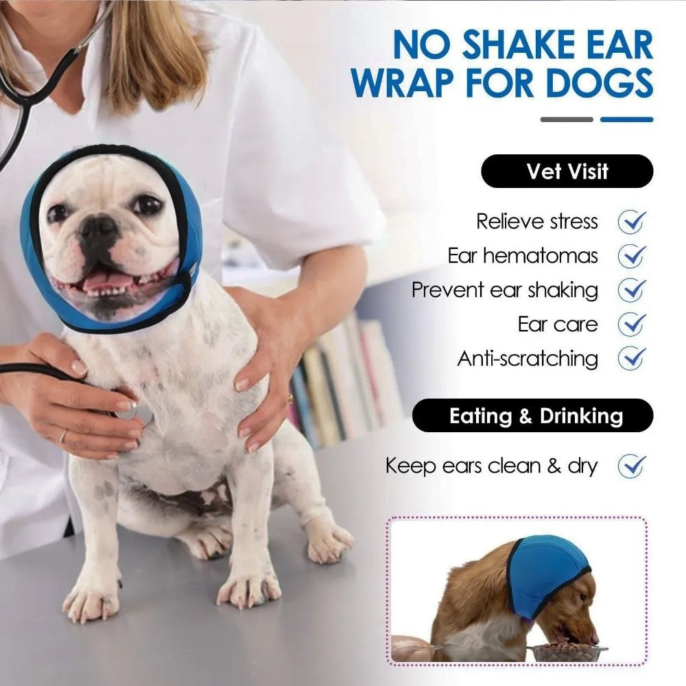 NONECN Waterproof Dog Ear Covers Noise Reduction Earmuffs For Pets