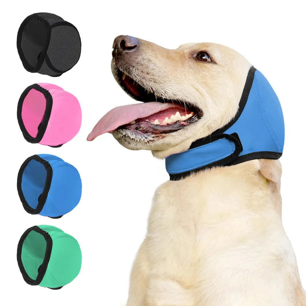 NONECN Waterproof Dog Ear Covers Noise Reduction Earmuffs For Pets