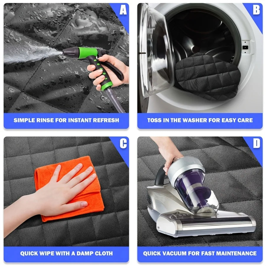 Car Seat Cover for Back Seat, Car Seat Cover 60/40 Split Bench for Family Car, Compact SUV, MPV - Standard - 53" W