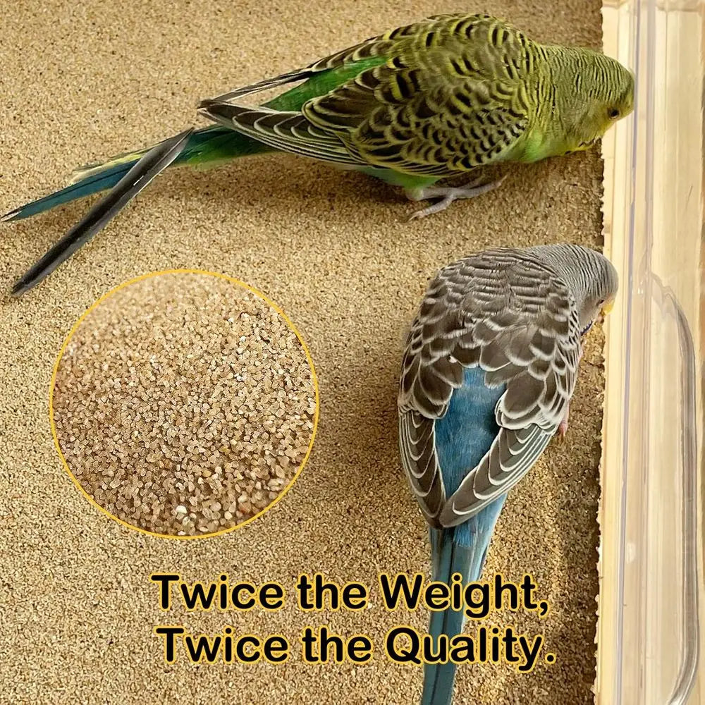 Gravel Paper 10-Pack 11” x 17” Gravel Liner Paper Sand Sheets Bird Cage Liners