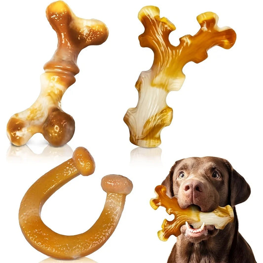 Apasiri Aggressive Chewers Dog Chew Toys: 3 Pack Tough Dog Toys For Aggressive Chewers Large Breed, Indestructible Dog Toy For Aggressive Chewers
