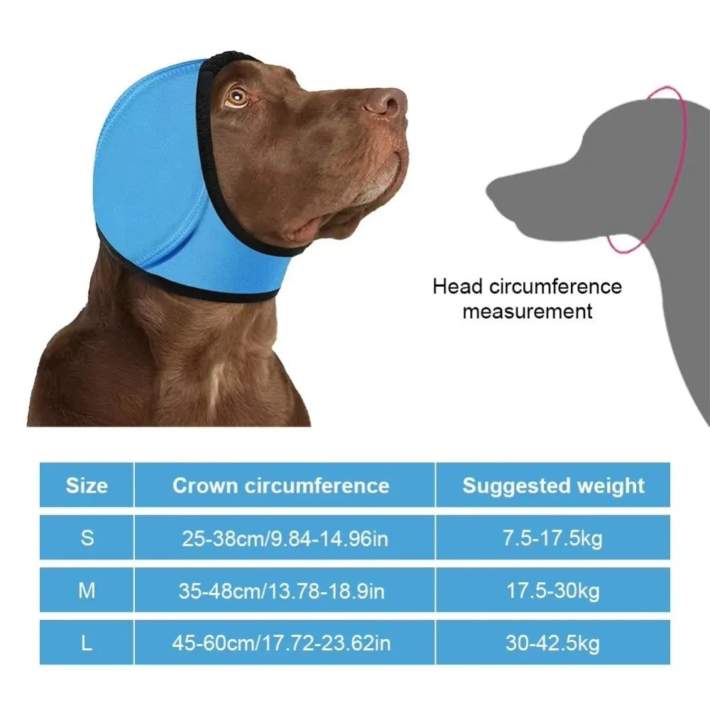NONECN Waterproof Dog Ear Covers Noise Reduction Earmuffs For Pets