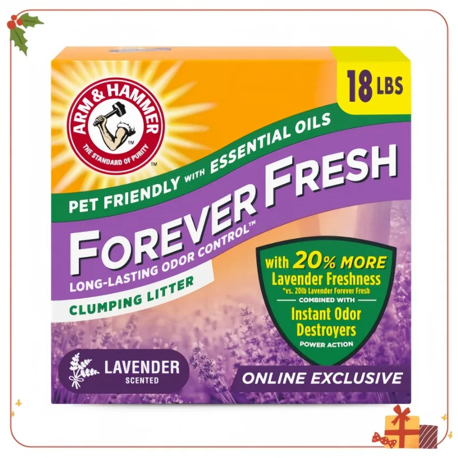 Lavender Infused Clumping Cat Litter For Odor Control