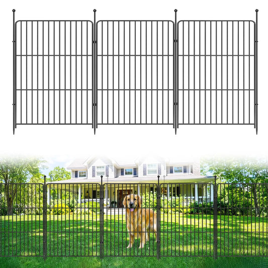 Garden Fence Metal No Dig Barrier For Yard Dog Playpen