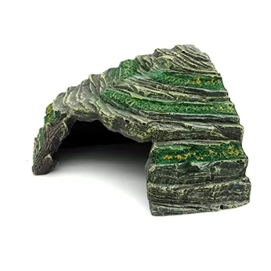 Terrarium Decor Reptile Hide Reptile Hides and Caves Aquarium Tank Accessories Decorations, Medium