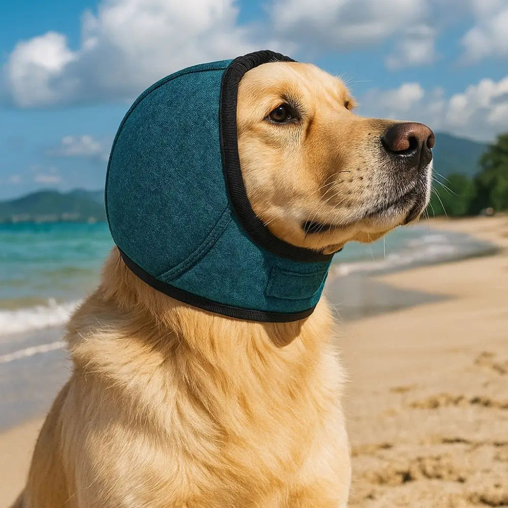 NONECN Waterproof Dog Ear Covers Noise Reduction Earmuffs For Pets