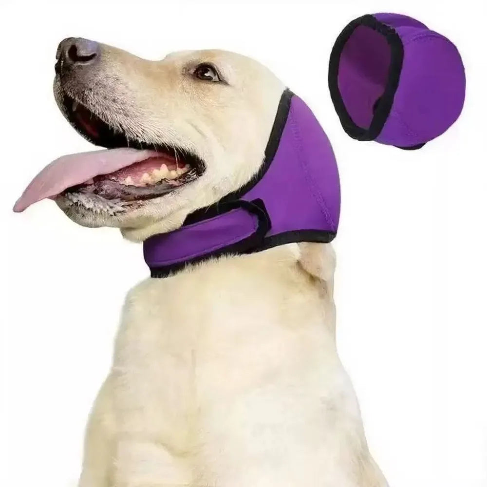 NONECN Waterproof Dog Ear Covers Noise Reduction Earmuffs For Pets