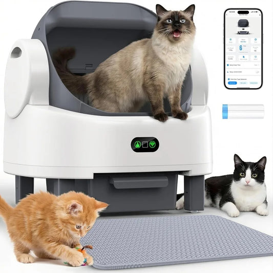 XIAOLANG Self Cleaning Litter Box With Smart Safety Sensors