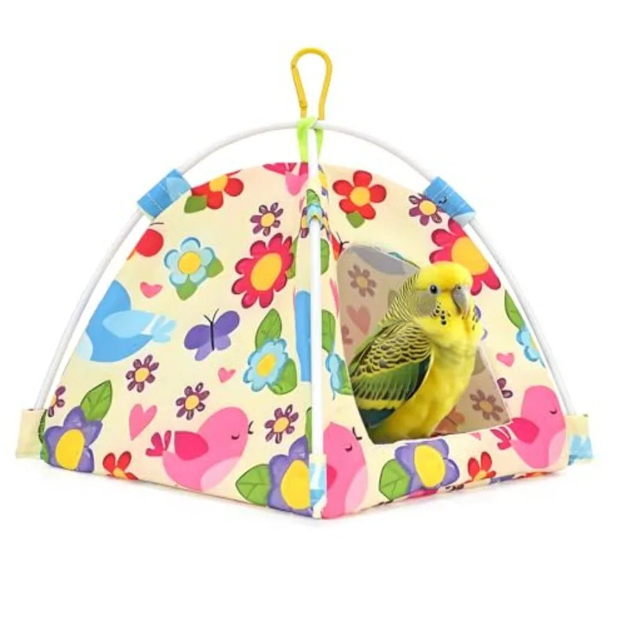 All-Season Bird Bed and Nest Tent for Budgies and Finches