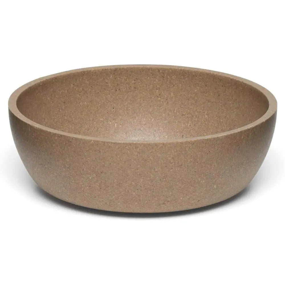 Eco-friendly Pet Bowls & Dishes for Dogs, Cats, Puppies - Sustainable, Dishwasher Safe, Made with Real Bamboo (Medium, Coffee-Br