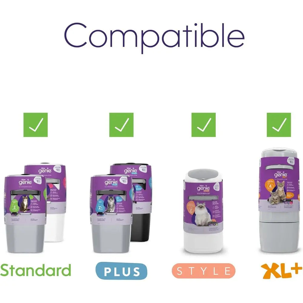 Jumbo 2-Pack, 56 Total t | Up to 8 Months o Supply in 2 cartridges | Odor Control Cat Litter Bags
