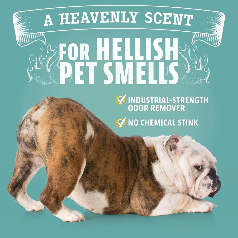 Pet Odor Eliminator for Dog and Cat Urine, Carpet Stains, and Strong Smells – Citrus Cleaner with