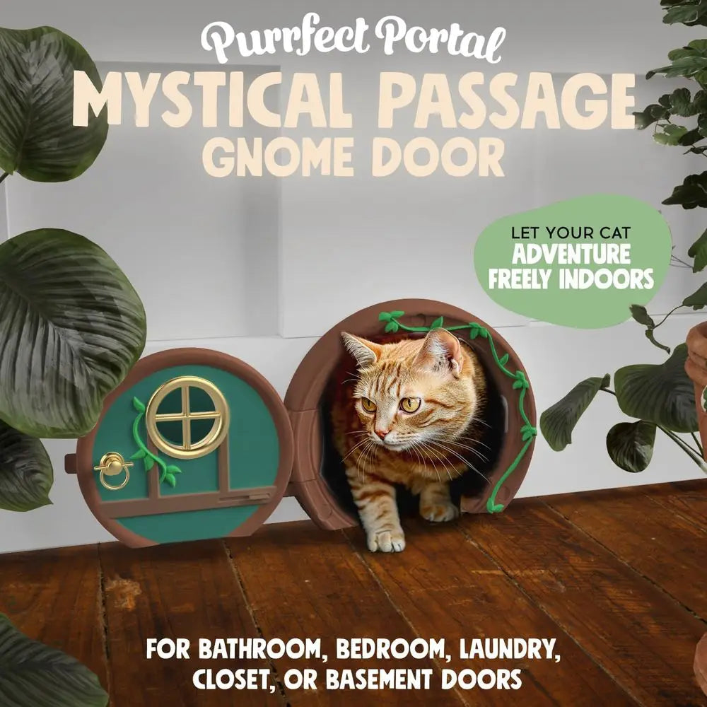 Stylish & Functional Interior Door, Lockable, Easy Installation, Spacious for Cats Up to 20 lbs, Private & Comfortable Pet Door