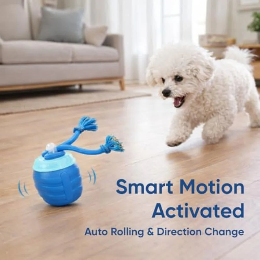 Smart Motion Pet Ball Interactive Dog Toys Motion Activated Automatic Rolling Ball for Small/Medium/Large Dogs with Music Self-