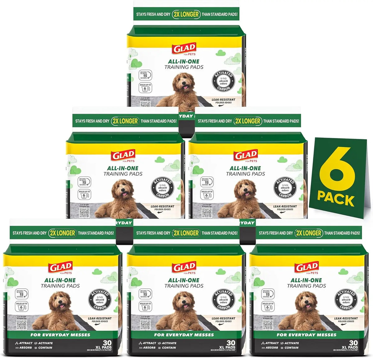 Extra Large Charcoal Dog Training Pads for Pets - Absorbent Leak-Proof Pee Pads for Dogs And Puppies
