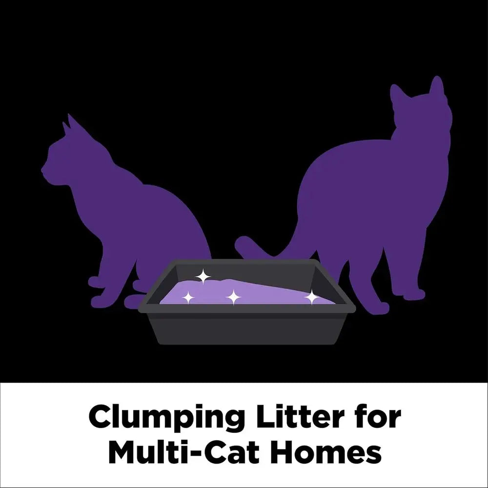 SLIDE Platinum Multi-Cat Clumping Litter, Easy Clean Technology, 14-Day Odor Control, 18 lbs