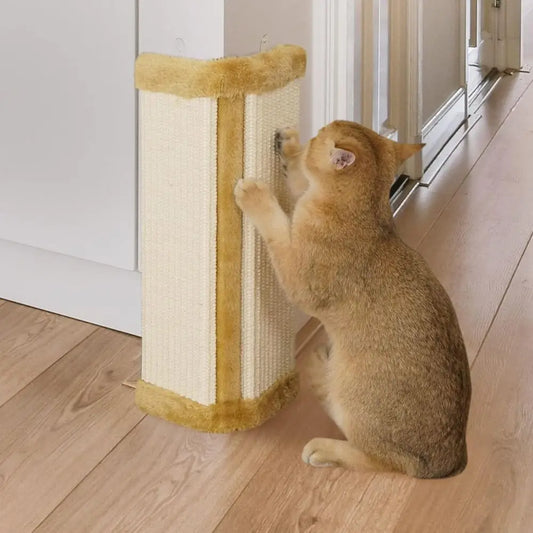 Cat Wall Scratcher Furniture Protector Kittens Scratch Board Sisal Cat Scratching Pad Wall Mounted Indoor Cats