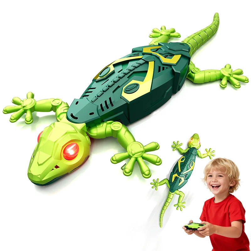 HYES Wall Crawler RC Gecko Rechargeable Robot Toy For Kids