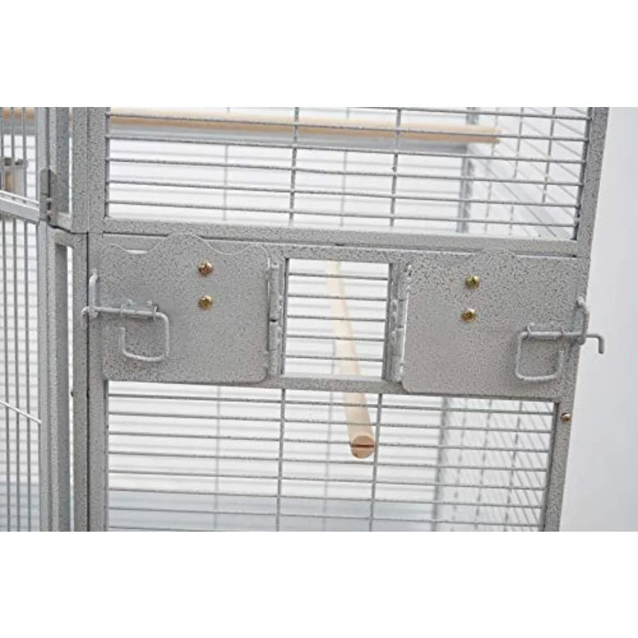 Metal Corner Bird Cage For Cockatiel Parakeet Durable