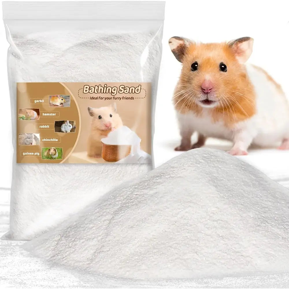 31OZ Hamster Sand Bath - Desert Sand Hamster Bedding Reptile Silica Sand Gerbil Hideout or Hamster Squirrel Guinea Pig Rabbit Ch