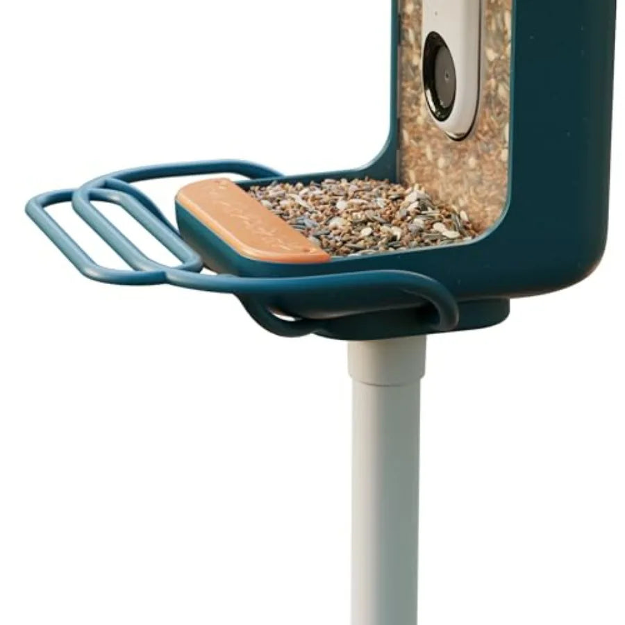 Birdbuddy Blue Perch Extender Add-On Accessory for Better Watching Experience - Outdoor Bird Perch - Weatherproof and Durable