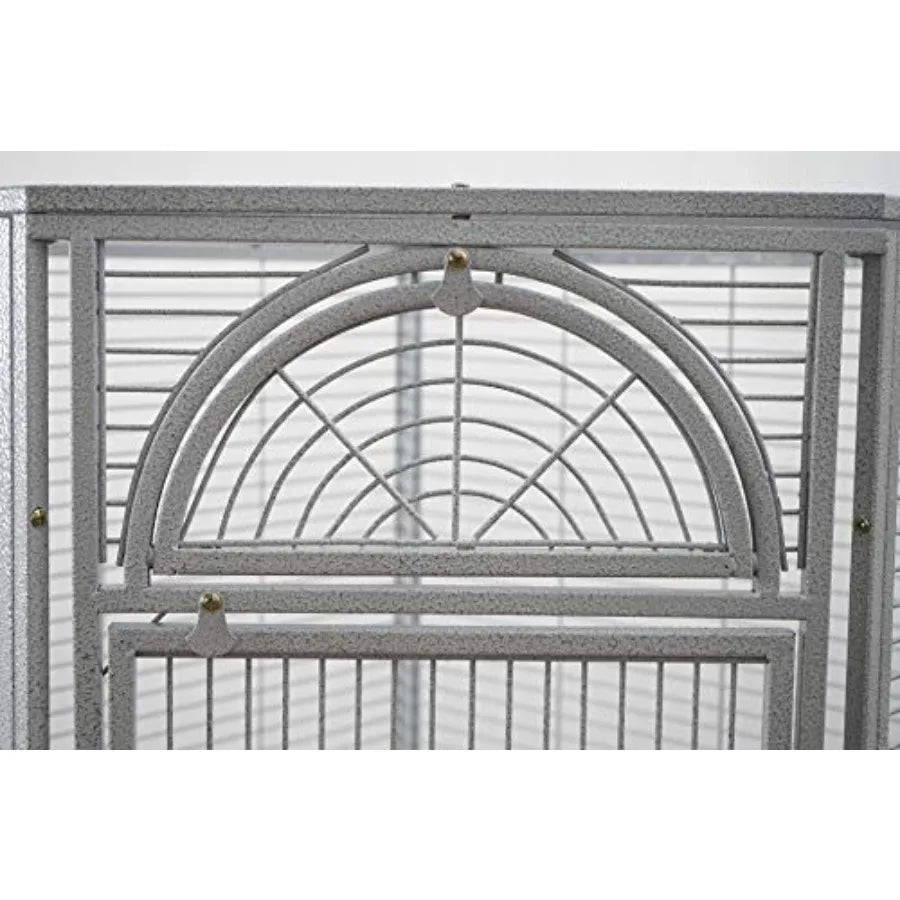 Metal Corner Bird Cage For Cockatiel Parakeet Durable