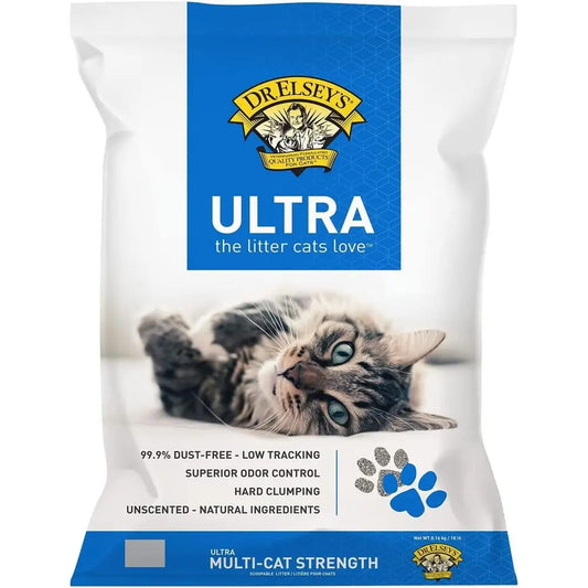 Unscented Clumping Clay Cat Litter 18 lb Bag