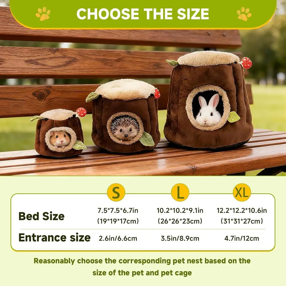 Guinea Pig Hamster Bedding Hideout Mouse Mice Rat Erret Bunny Rabbit Bedding Bed House Cage Accessories, Dwar Rabbits Hedgehog B