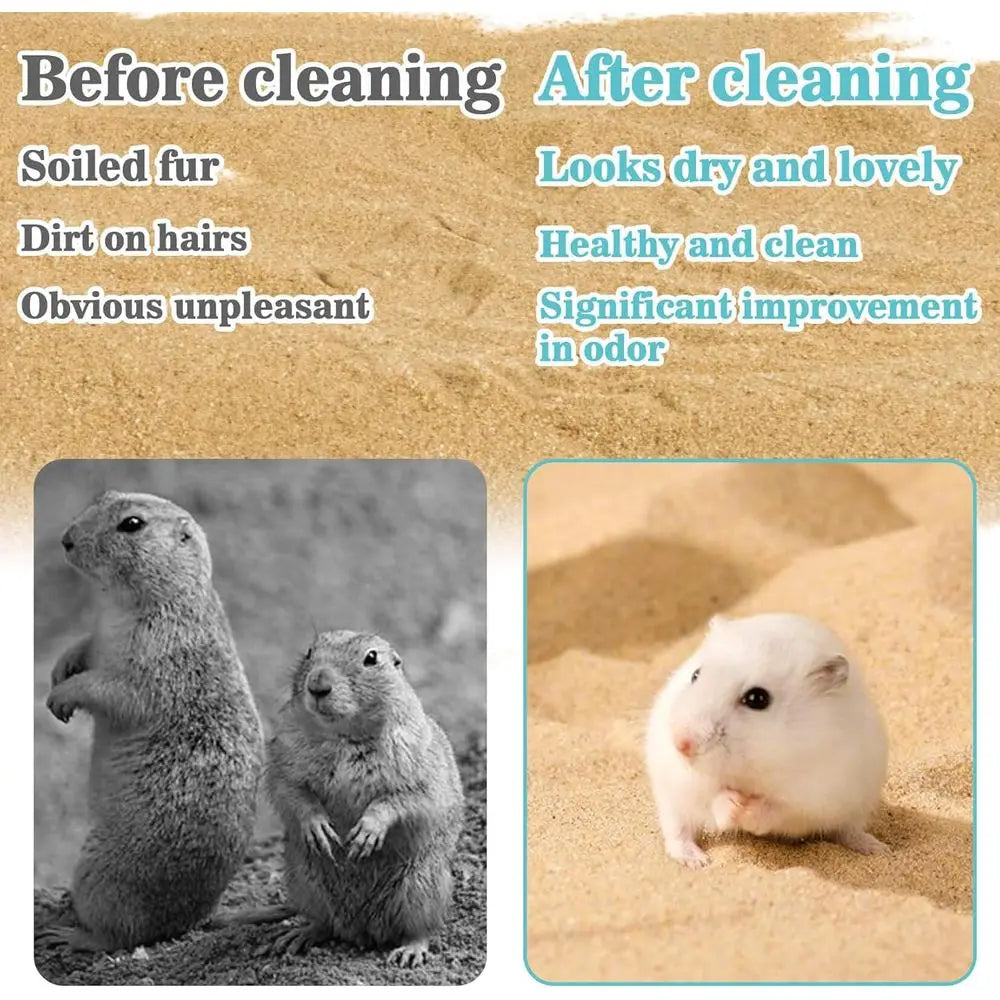 Hamster Desert Sand 15OZ Sand Bath Reptile Hermit Crab Dwar Hamster Chinchilla Gerbil Turtle Zoo Med Repti Sand Substrate Hamste