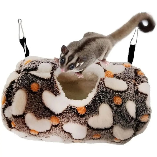 Small Animal Hammock, Hanging Bed Warm Cotton Nest for Rat, Hamster, Gerbil, Sugar Glider, Chinchilla, Squirrel, Guinea Pig